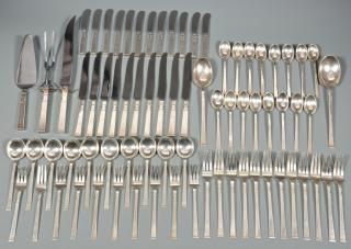 Appraisal: Gunnar Andersen Sterling Karen Flatware pcs Gunnar Andersen Illinois or