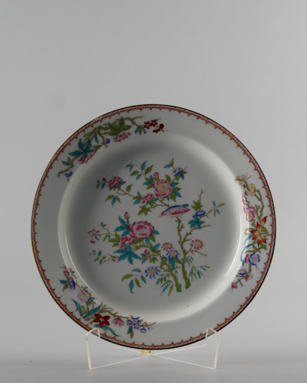 Appraisal: A Mintons Shallow Porcelain Bowl with bird and flower motif