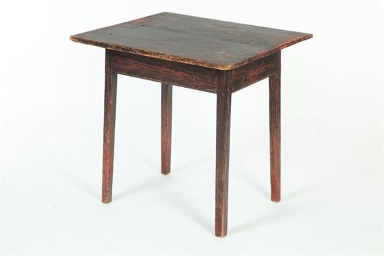 Appraisal: CHIPPENDALE TAVERN TABLE American late th-early th century pine top