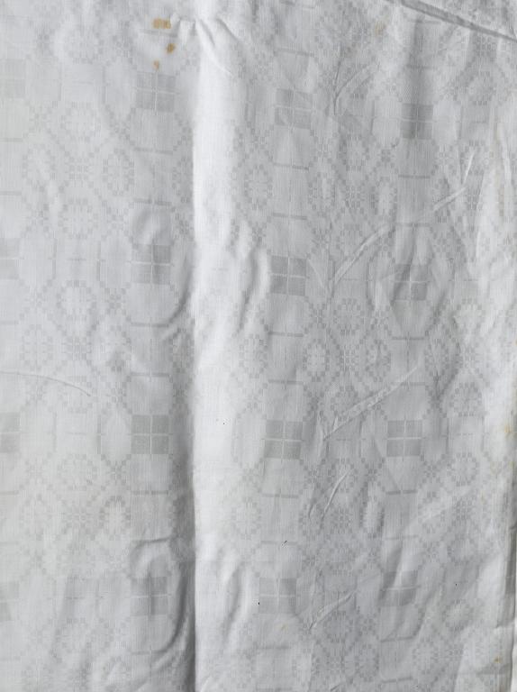 Appraisal: A DAMASK BANQUETING CLOTH x cm