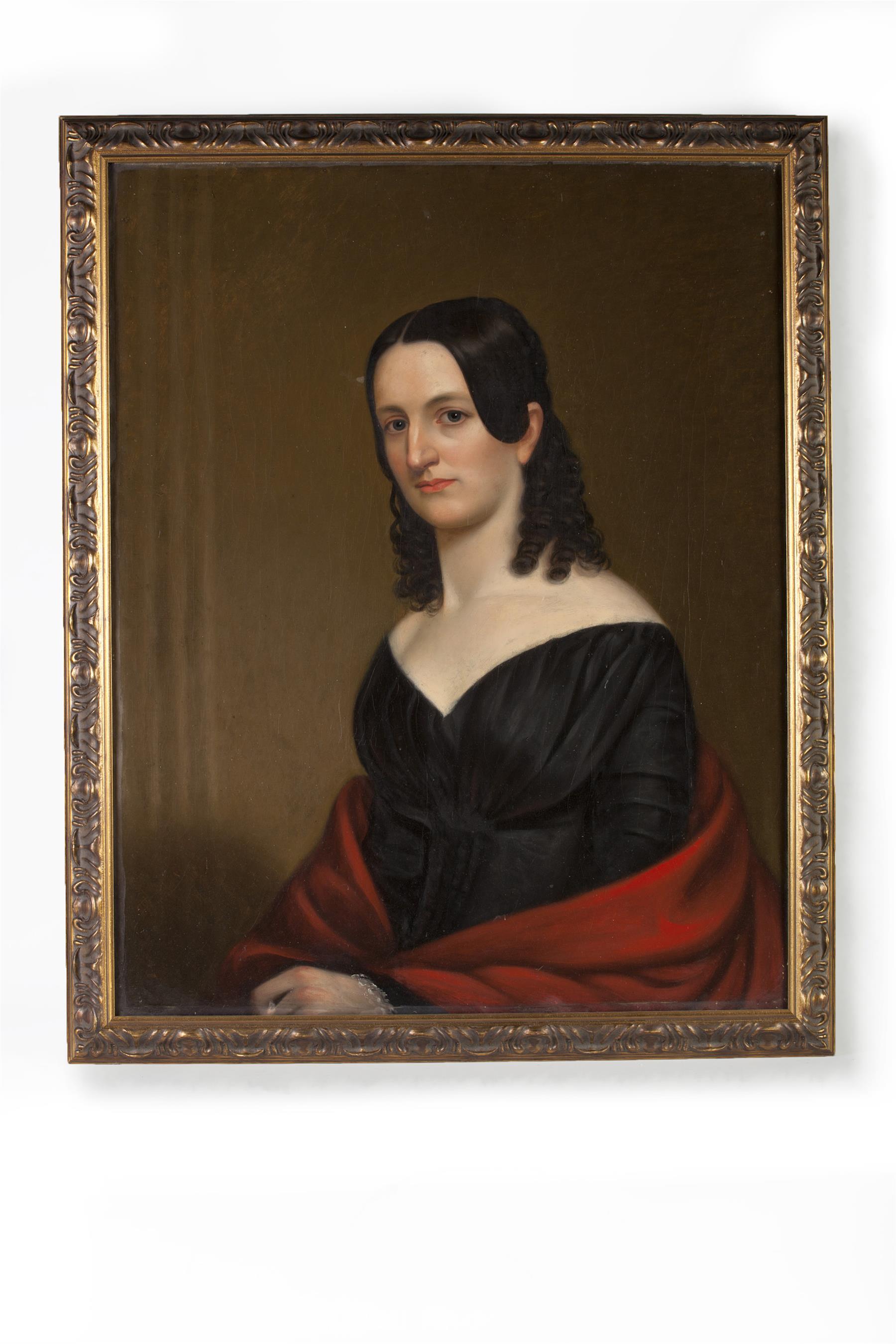 Appraisal: PORTRAIT OF A WOMAN AMERICAN SCHOOL ND QUARTER- TH CENTURY