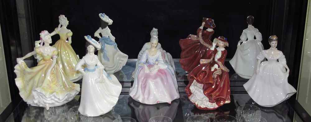 Appraisal: ROYAL DOULTON LADY FIGURINES ''Ninette'' HN '' ''Margaret'' HN ''Charlotte''