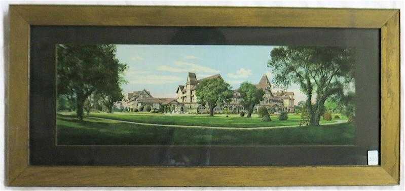 Appraisal: WILLIAM HENRY JACKSON CHROMOLITHOGRAPH New York - Hotel Del Monte