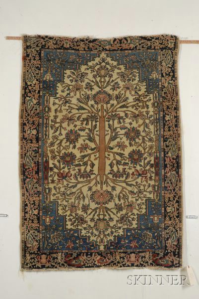 Appraisal: Sarouk Rug West Persia late th century outer guard stripes