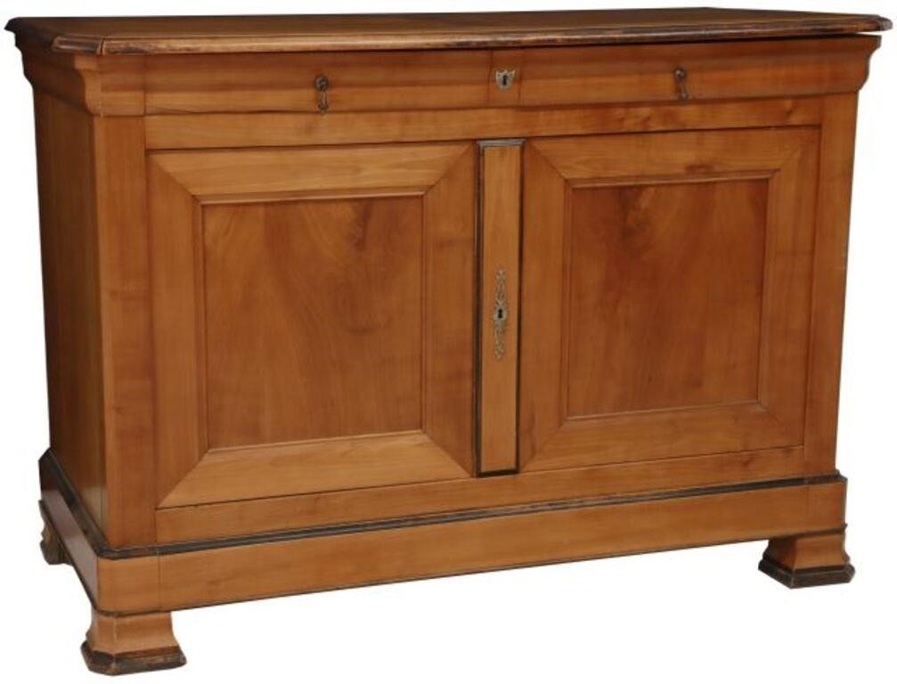 Appraisal: French Louis Philippe period sideboard mid th c having ebonized