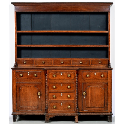 Appraisal: An oak dresser North Wales first half th c the