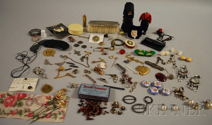 Appraisal: Group of Assorted Mostly Victorian Costume Jewelry including necklaces earrings