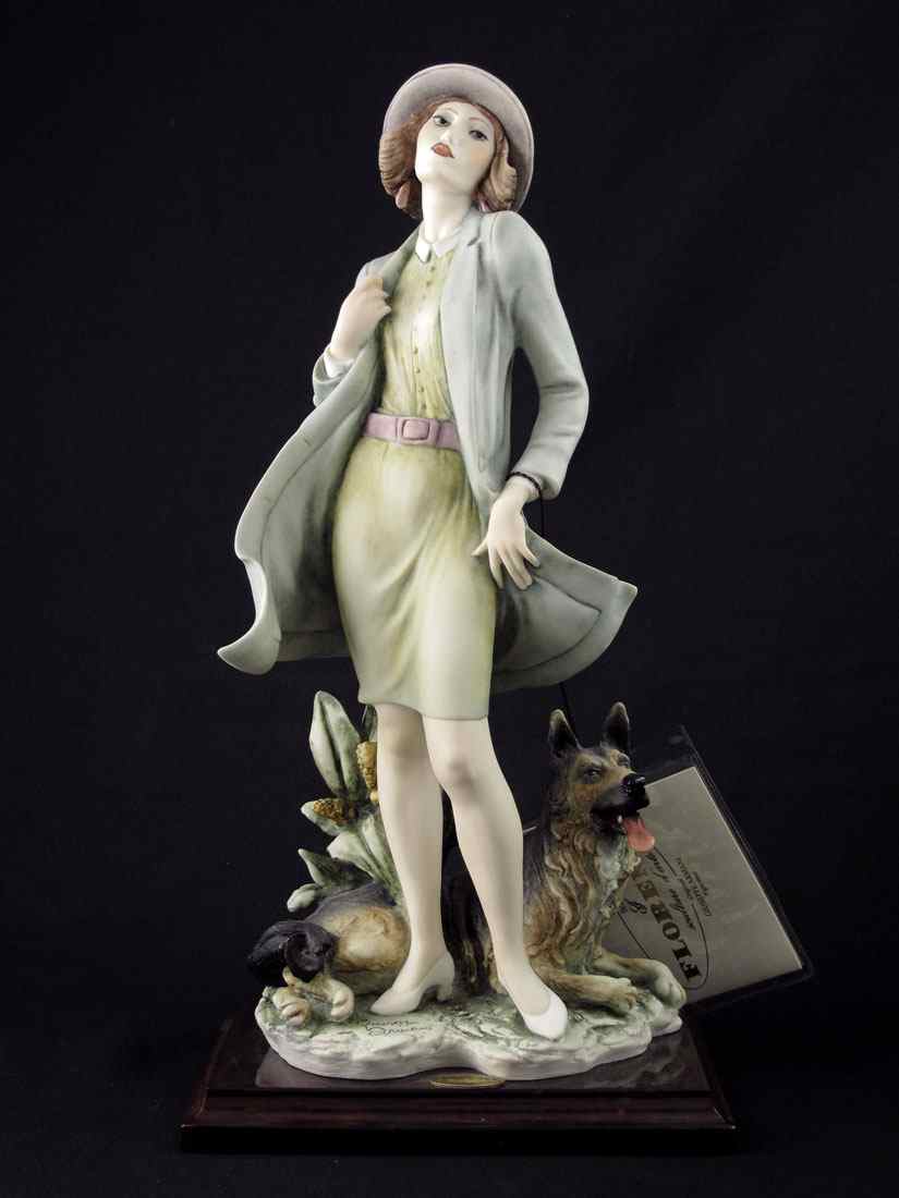 Appraisal: GIUSEPPE ARMANI FIGURINE SONIA C ''Florence sculture d'arte'' Made in