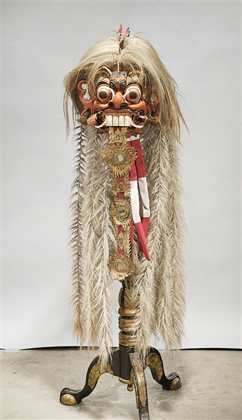 Appraisal: Japanese ceremonial mask x x approx Condition wear minor losses