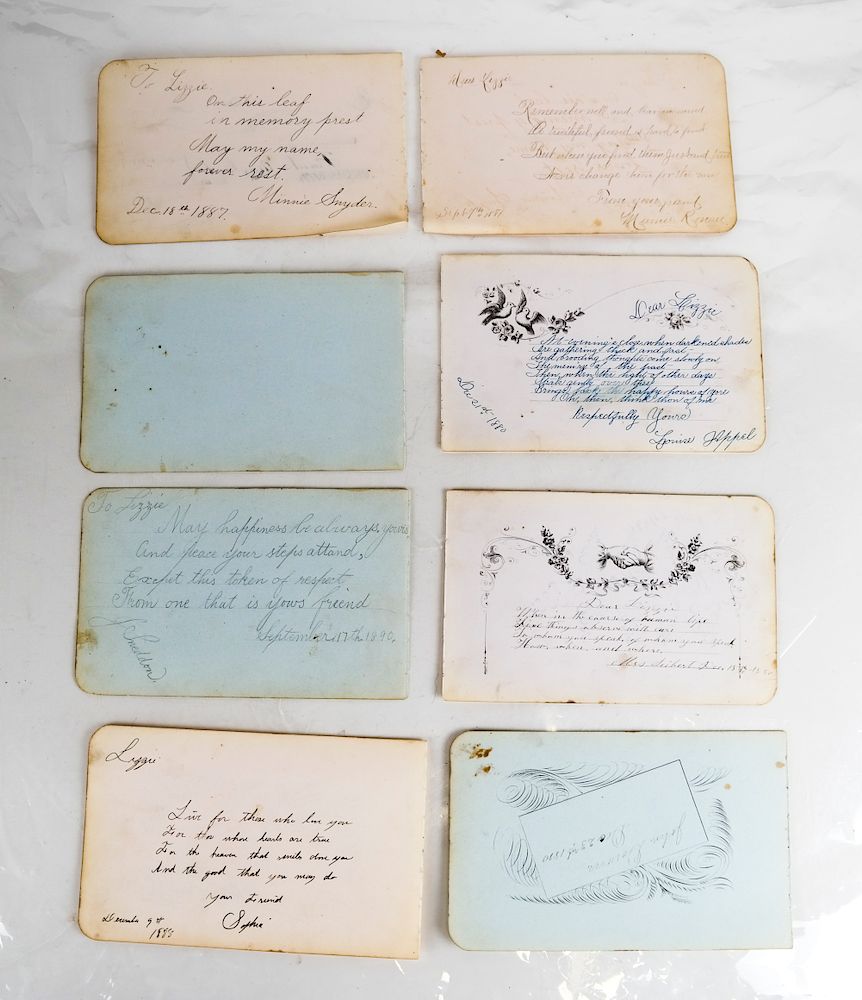 Appraisal: Dear Lizzie Collection of th- th C Poetry Group of