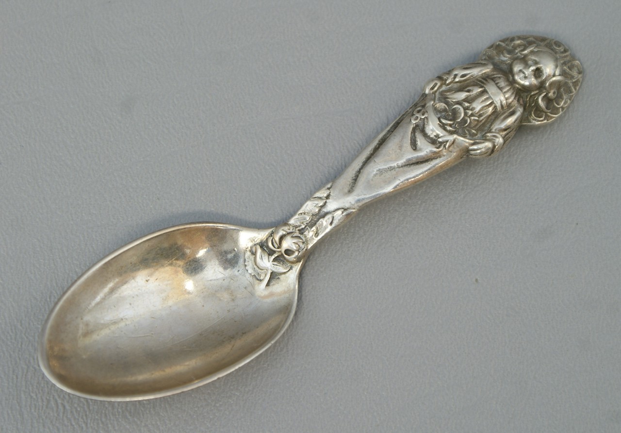 Appraisal: Gorham sterling silver childs spoon figural handle with young girl