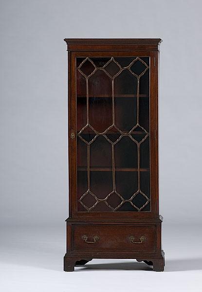 Appraisal: CHIPPENDALE-STYLE VITRINE English or American late th century with glazed