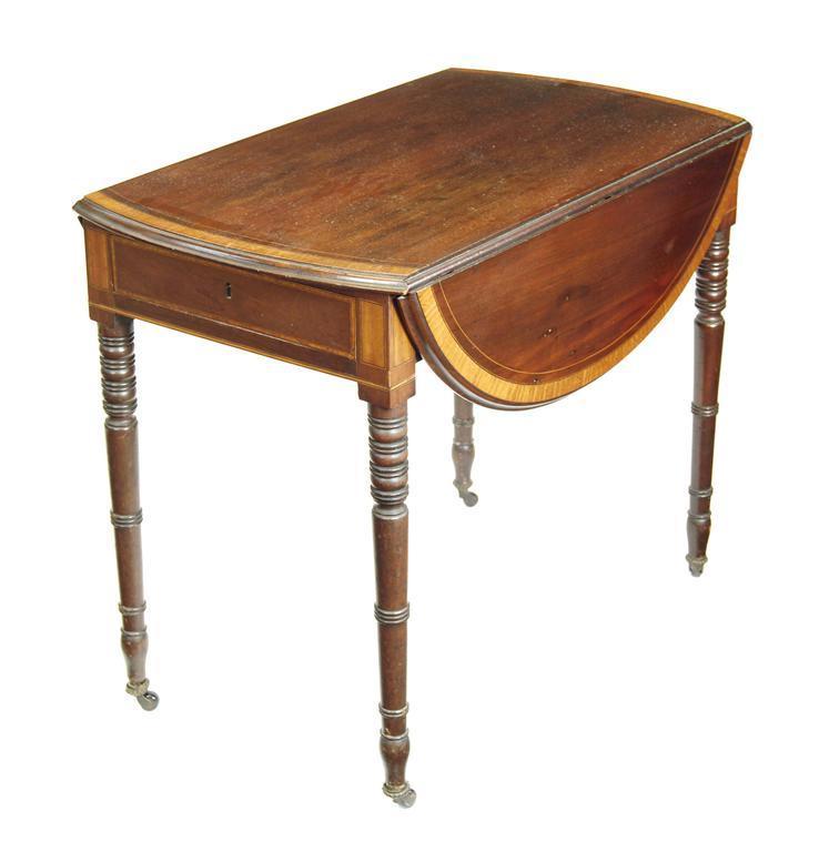 Appraisal: A mahogany Pembroke table