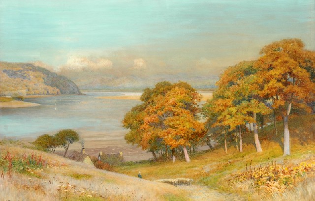 Appraisal: Walter Follen Bishop British - Autumn View watercolour signed 'W