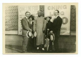 Appraisal: Houdini Harry Photograph of Harry and Beatrice Houdini with Okito