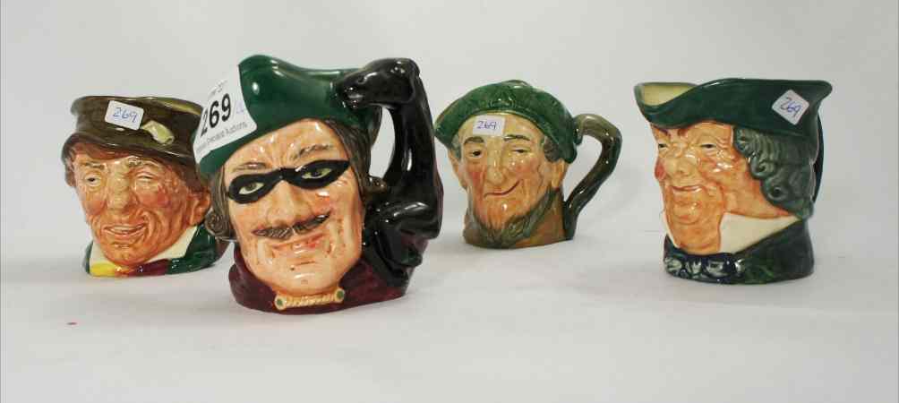 Appraisal: Royal Doulton Small Character Jugs Dick Turpin D Paddy D