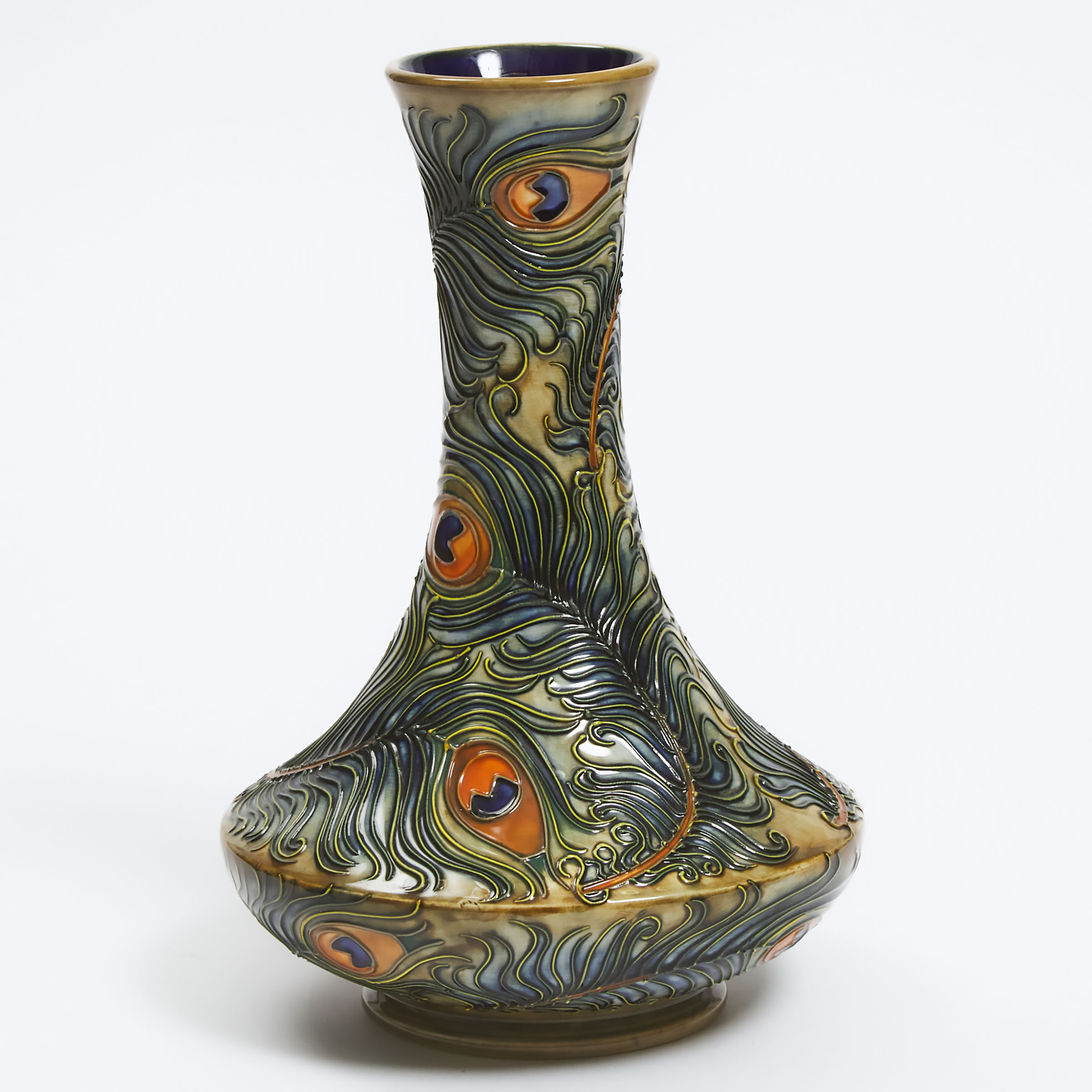 Appraisal: Moorcroft Phoenix Vase height in cm