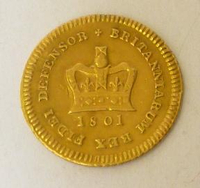 Appraisal: A GEORGE III GOLD GUINEA