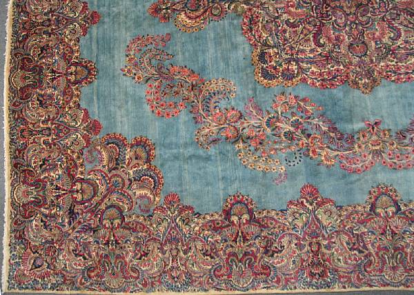 Appraisal: A Kerman carpet size approximately ft in x ft in