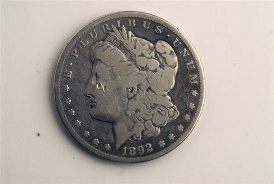 Appraisal: -CC Morgan Silver Dollar Worn condition