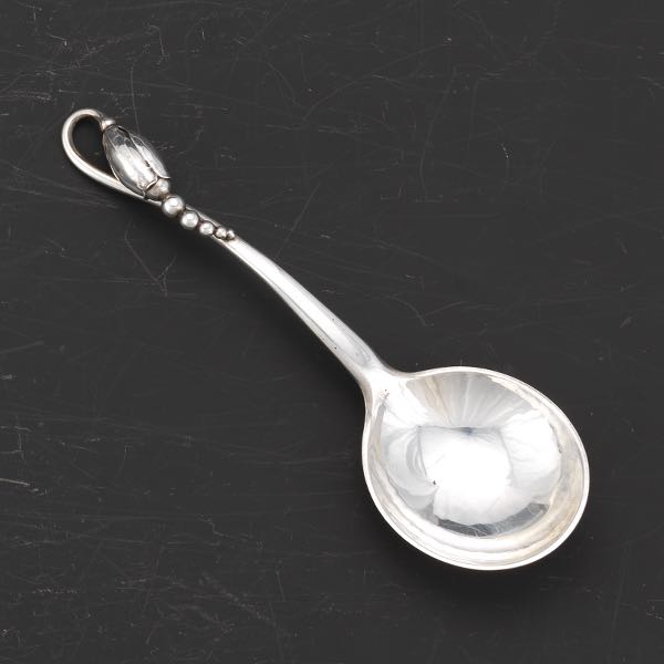 Appraisal: GEORG JENSEN STERLING SILVER SPOON BLOSSOM PATTERN CA - x