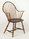 Appraisal: WINDSOR CHAIR - th C continuous arm Windsor arm chair