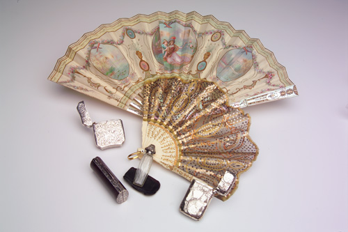 Appraisal: TIFFANY CO Etc Fans and assorted items of a lady