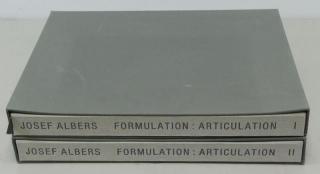 Appraisal: ALBERS Josef Formulation Articulation I and II The nearly complete