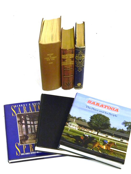 Appraisal: BOOKS six pieces New York State Lossing ''The Hudson'' ''Saratoga''