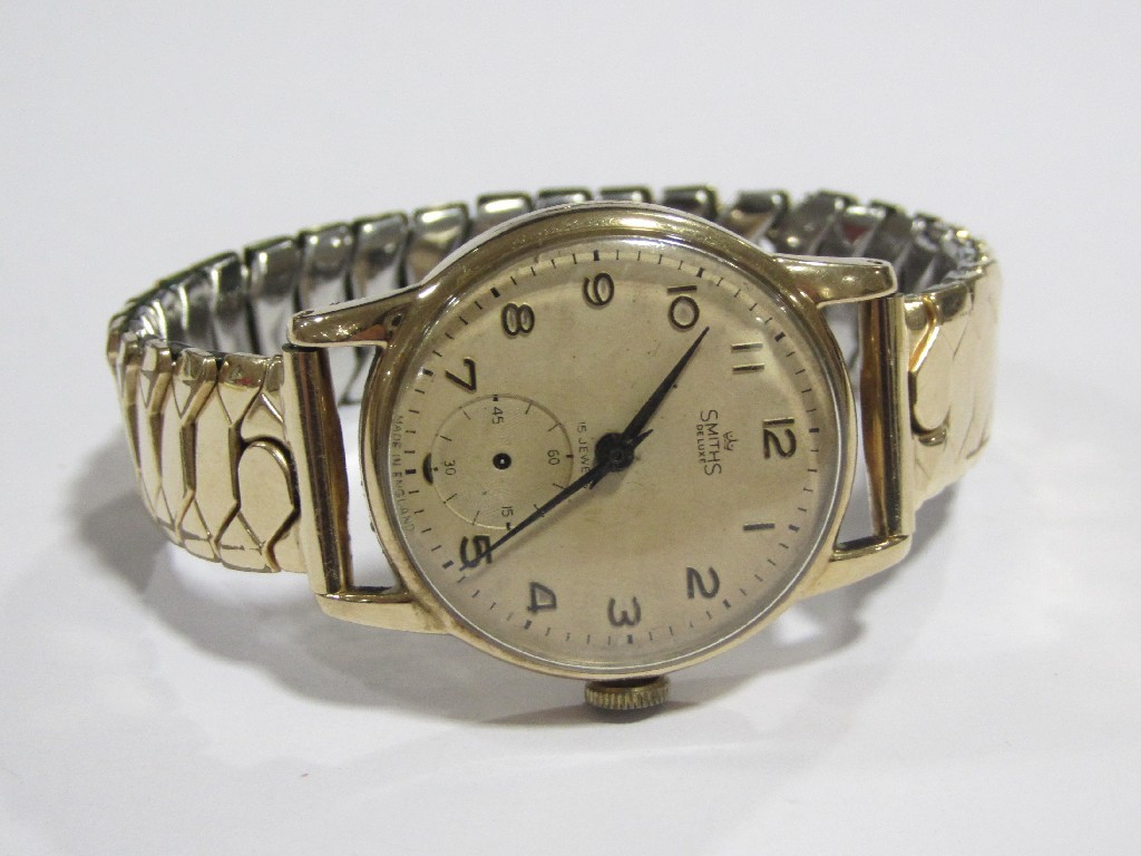 Appraisal: Gents 's ct gold Smith wrist watch