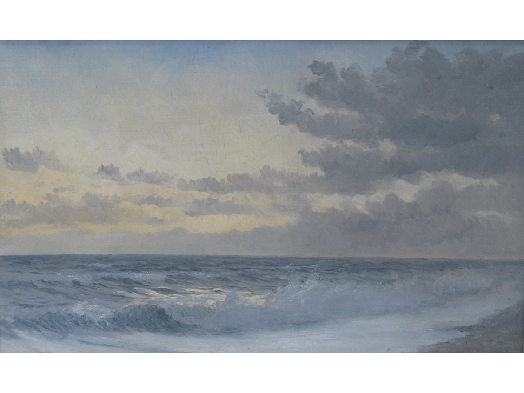 Appraisal: WILLIAM PYE Sunset over the sea - sketch on the