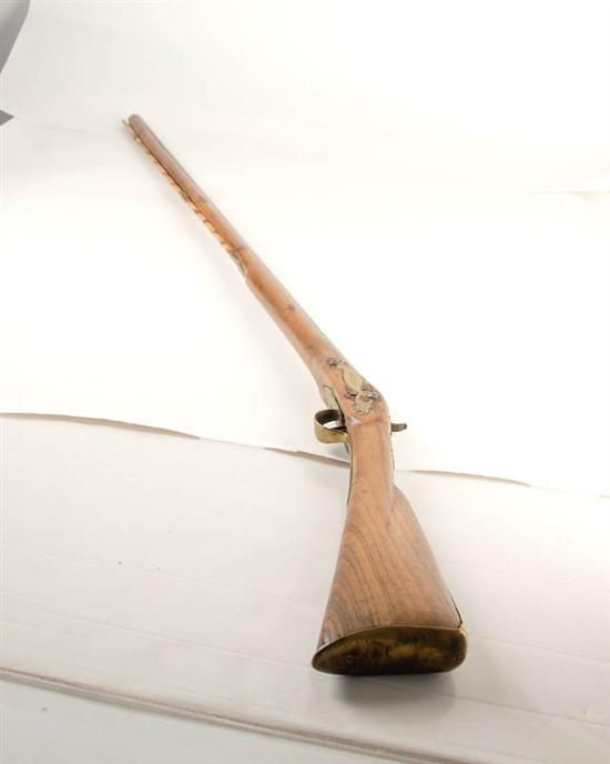 Appraisal: A th C Percussion Long Rifle W Ketland the walnut