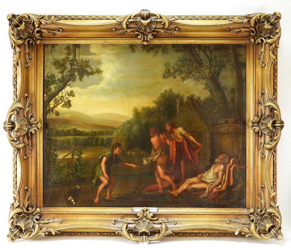 Appraisal: Johan Haensbergen Dutch Old Master's O C Painting Johan Van