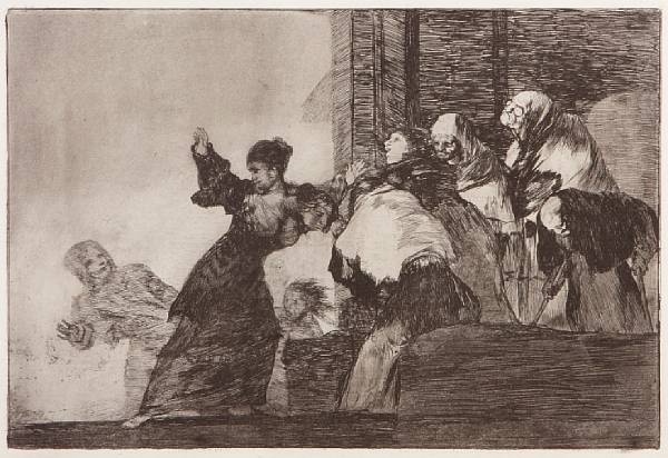 Appraisal: Francisco de Goya Spanish - Disparate Pobre pl from Los