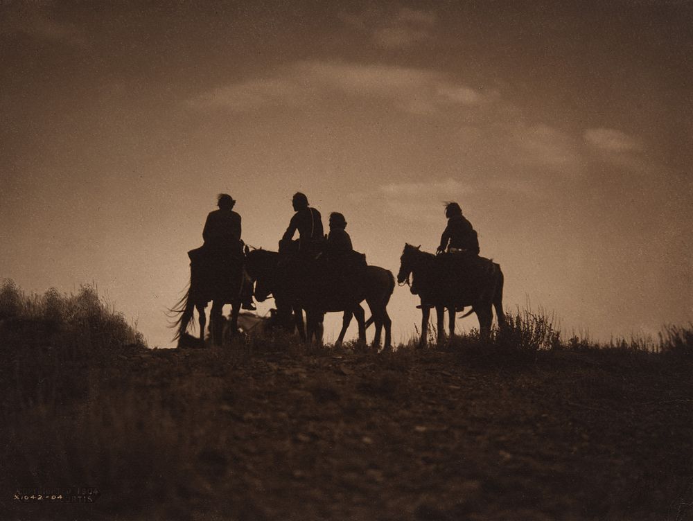 Appraisal: Edward Curtis Sunset in Navaho Land Edward S Curtis -