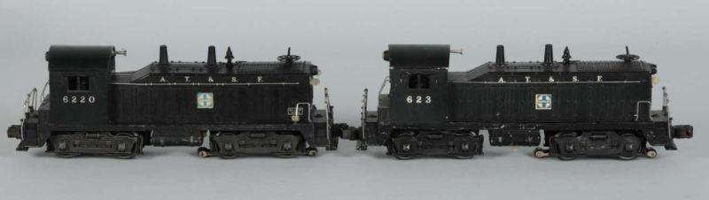 Appraisal: Lot of Lionel O-Gauge Diesel Trains Description Post-war Includes a