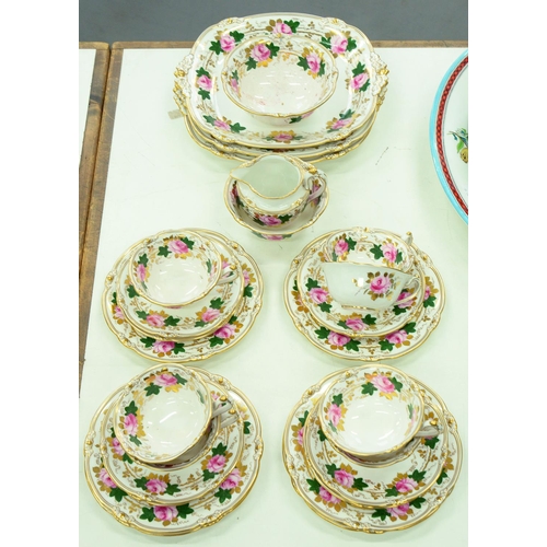 Appraisal: A Royal Crown Derby tea service and c the gilt