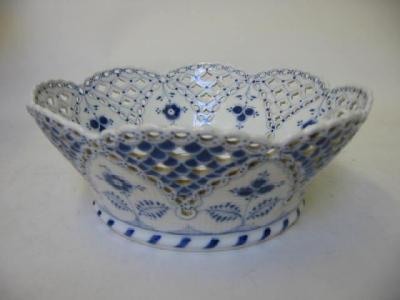 Appraisal: A ROYAL COPENHAGEN PORCELAIN BOWL of circular form with lobed