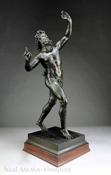 Appraisal: An Italian Bronze of the Dancing Faun mid- th c