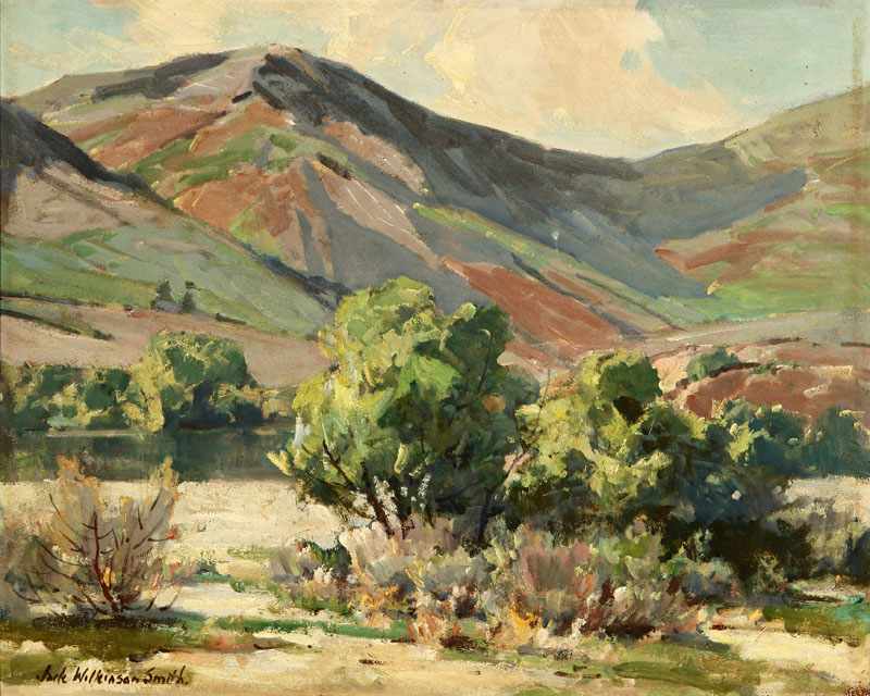 Appraisal: Jack Wilkinson Smith - Alhambra CA California Foothills Landscape in