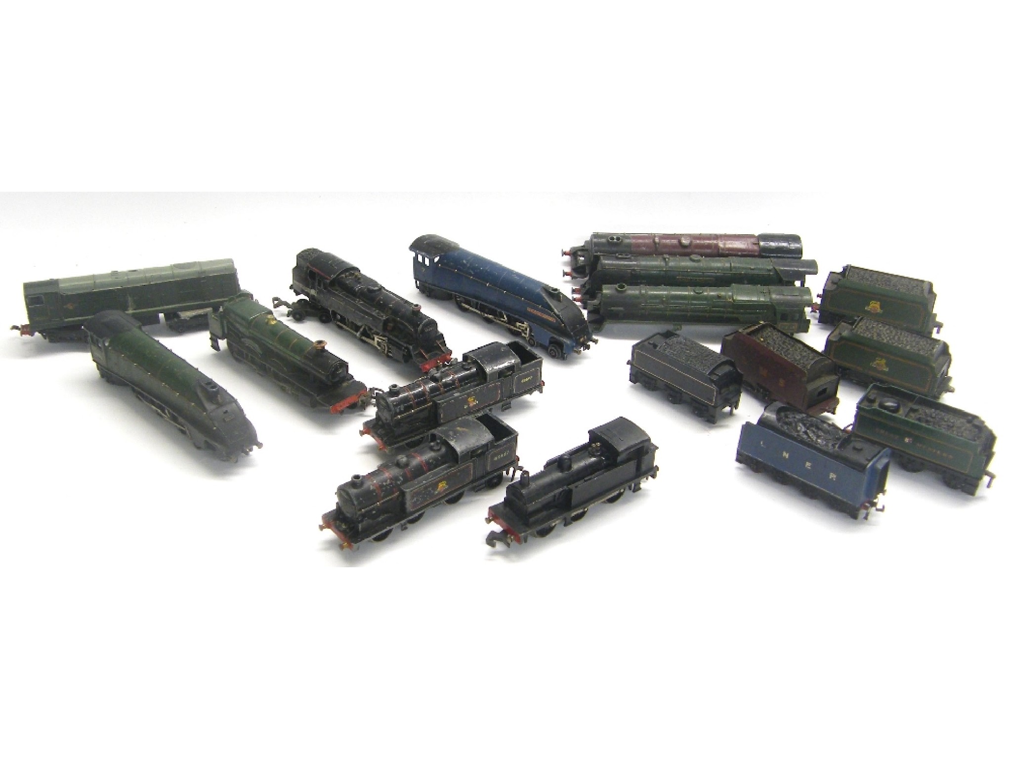 Appraisal: Seven various Hornby locomotives to include two number Sir Nigel