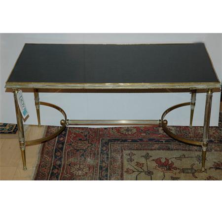 Appraisal: Neoclassical Style Brass Low Table Estimate -