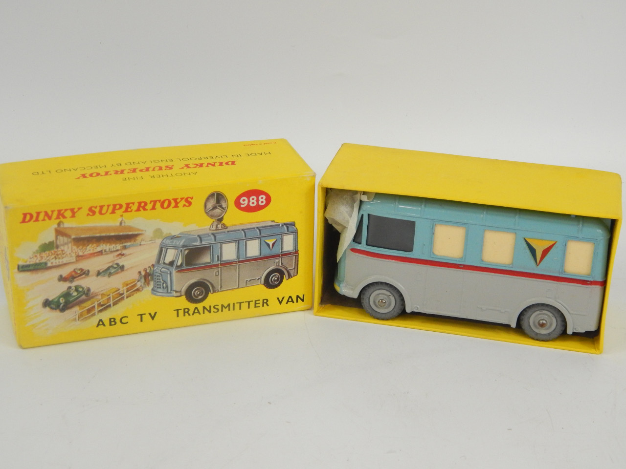 Appraisal: A Dinky toys ABC TV Transmitter Van boxed