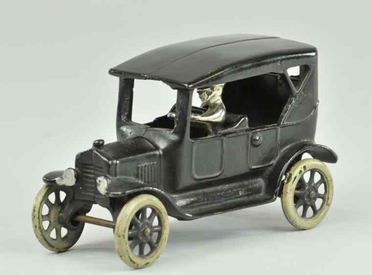 Appraisal: ARCADE MODEL ''T'' TOURING CAR Arcade cast iron painted in