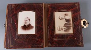 Appraisal: Cabinet Card Photo Album West Virginia PA Great antique photo