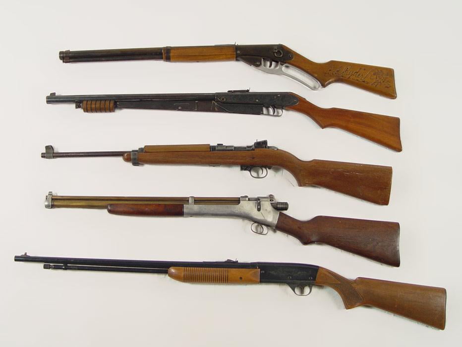 Appraisal: COLLECTION OF VINTAGE AIR BB PELLET GUNS Includes Crosman Arms