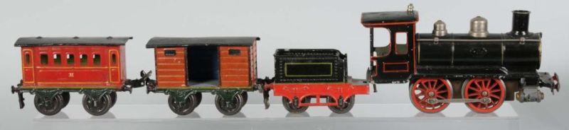 Appraisal: Marklin -Gauge Passenger Train Set Description Pre-war German Working Includes