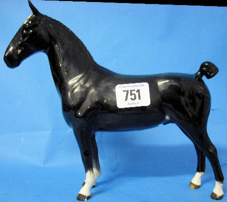 Appraisal: Beswick Black Hackney Horse