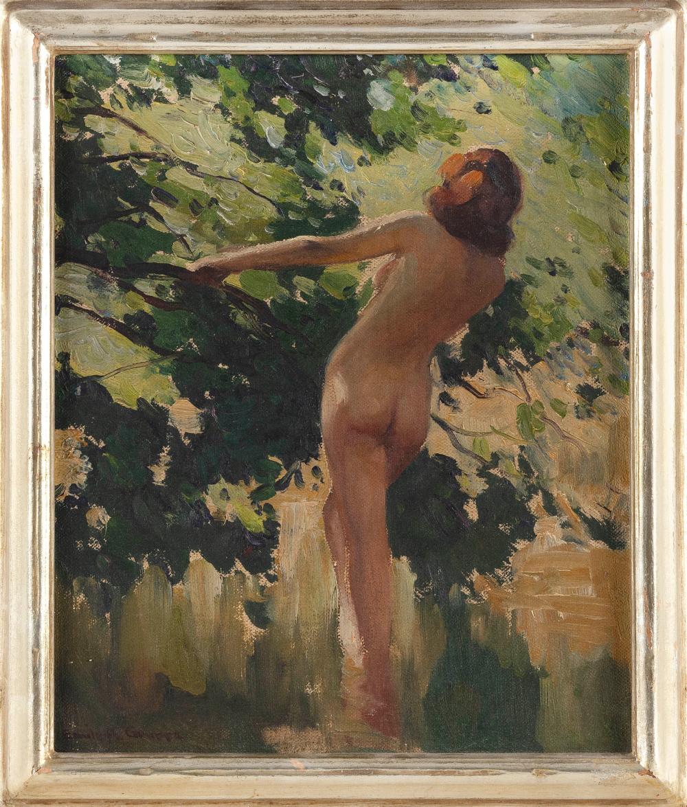 Appraisal: EMILE ALBERT GRUPPE MASSACHUSETTS - THE NYMPH OIL ON BOARD