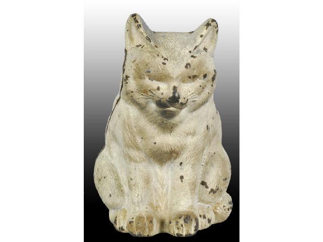 Appraisal: Cat Hubley Sleeping Cast Iron Doorstop Description Full-figure Made by